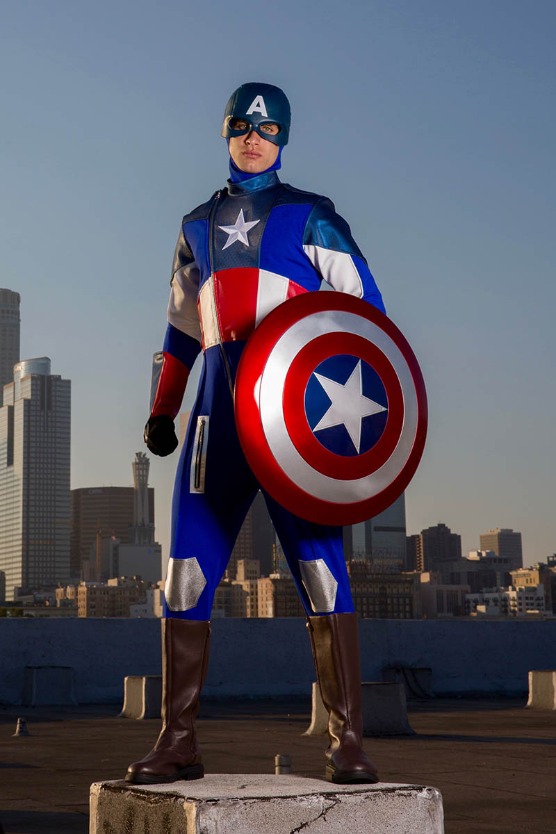 Captain America party character for kids in New York